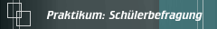 Praktikum: Sch&uuml;lerbefragung